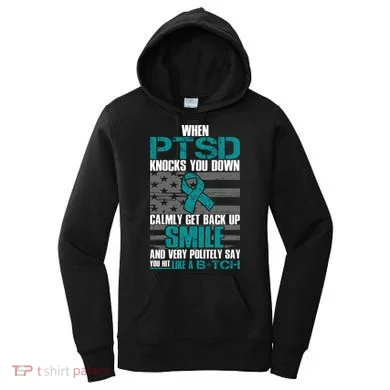 When PTSD Knock You Down Women's Hoodie