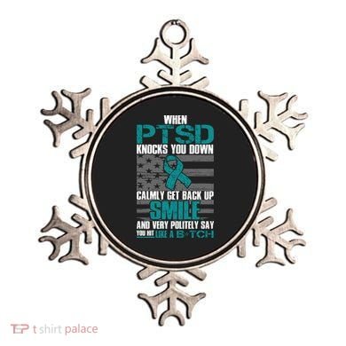 When PTSD Knock You Down Ornament