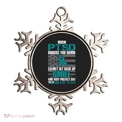 When PTSD Knock You Down Ornament