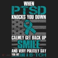 When PTSD Knock You Down Hat thumb 2