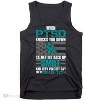 When PTSD Knock You Down Tank Top thumb 0