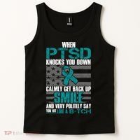 When PTSD Knock You Down Tank Top thumb 2