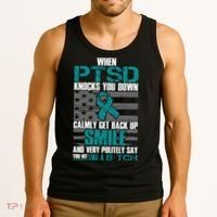 When PTSD Knock You Down Tank Top thumb 3