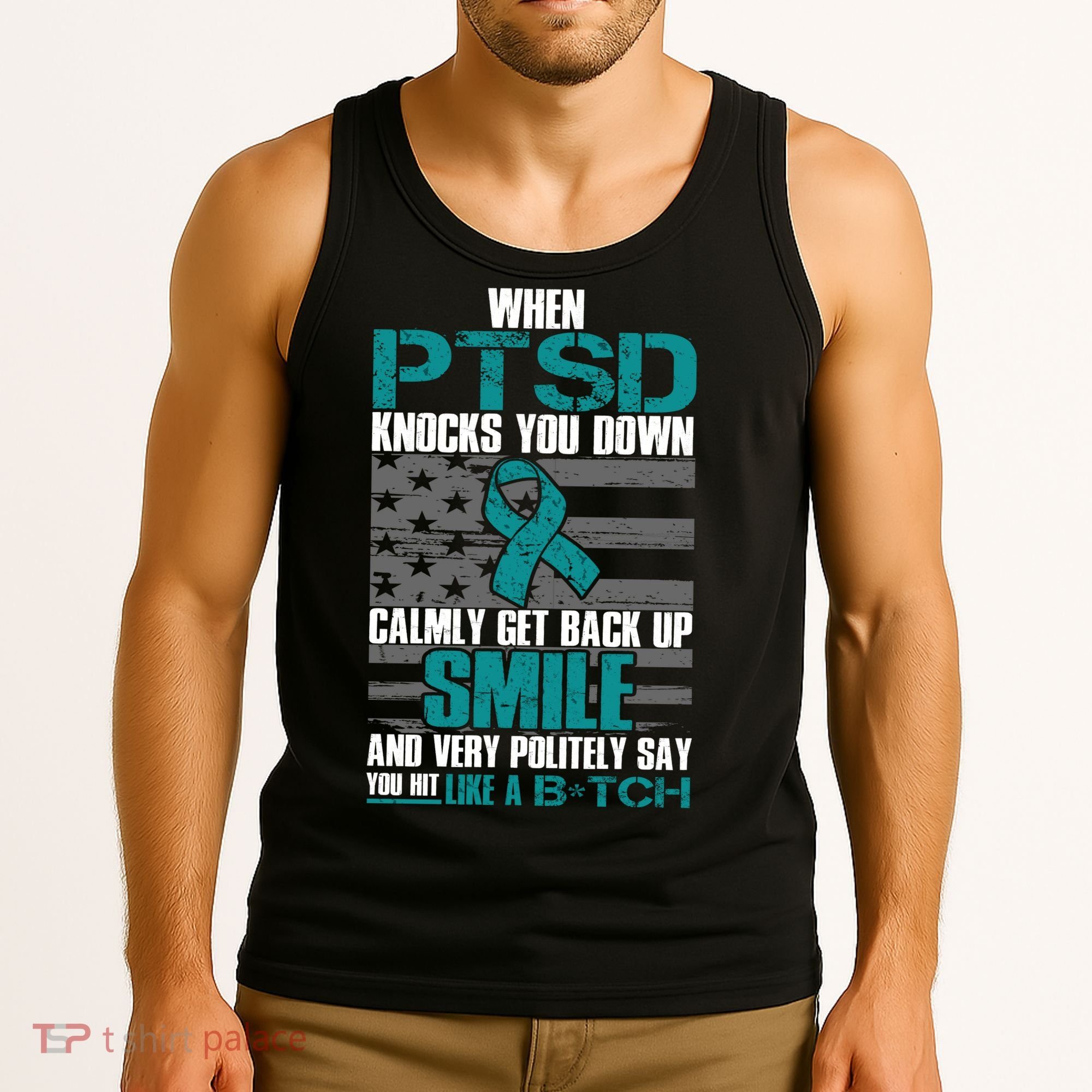 When PTSD Knock You Down Tank Top