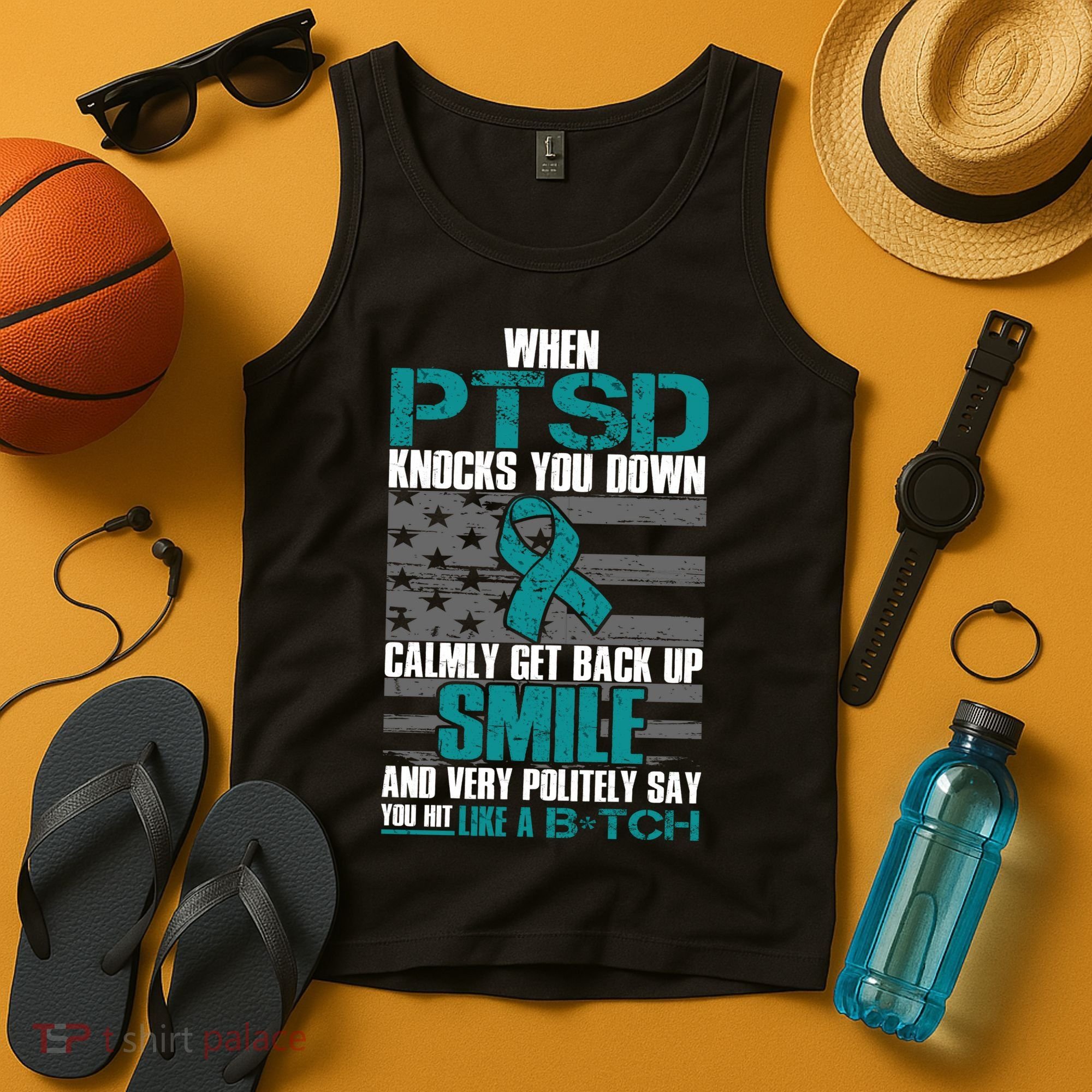 When PTSD Knock You Down Tank Top