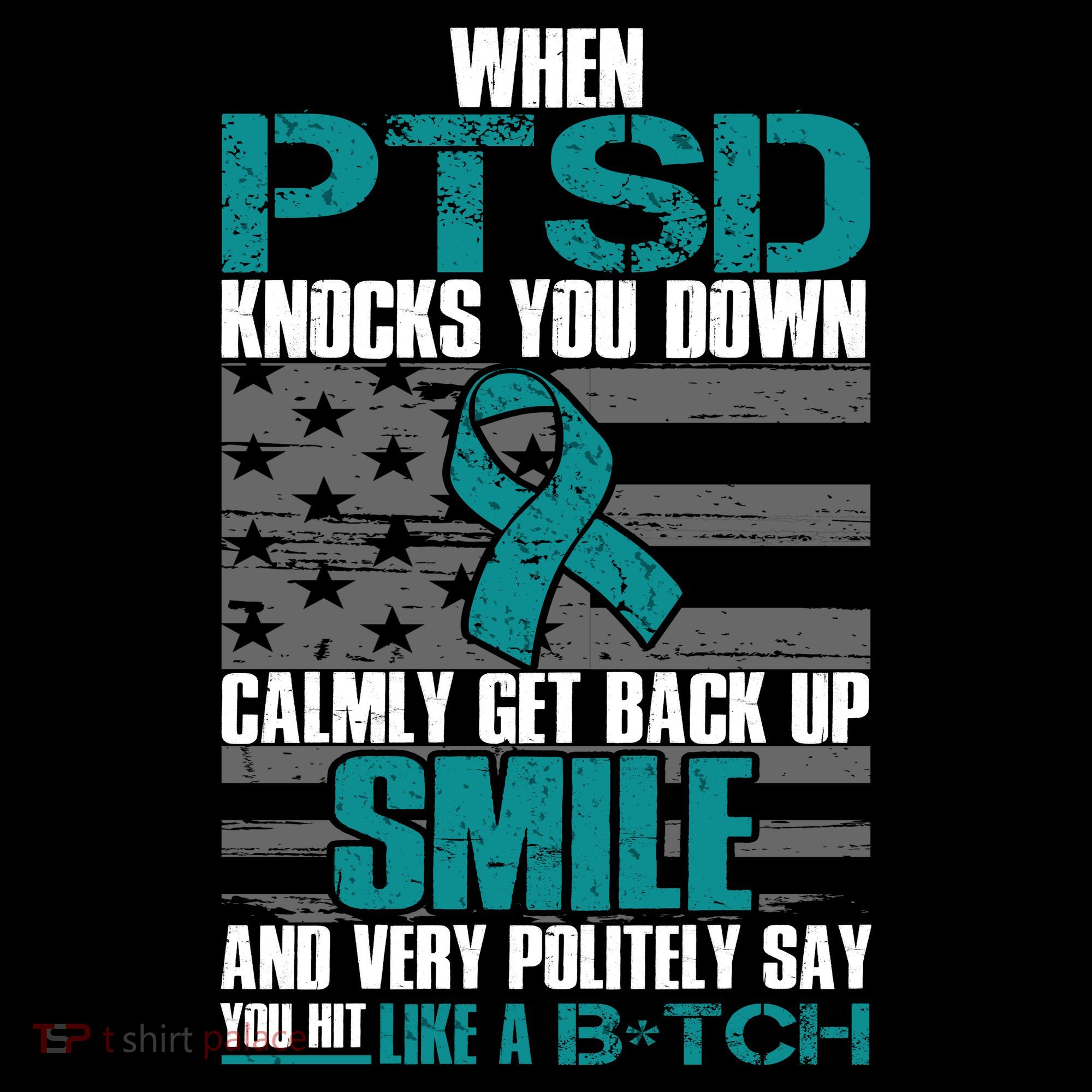 When PTSD Knock You Down Tank Top