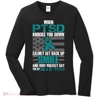 When PTSD Knock You Down Women's Long Sleeve Shirt thumb 0