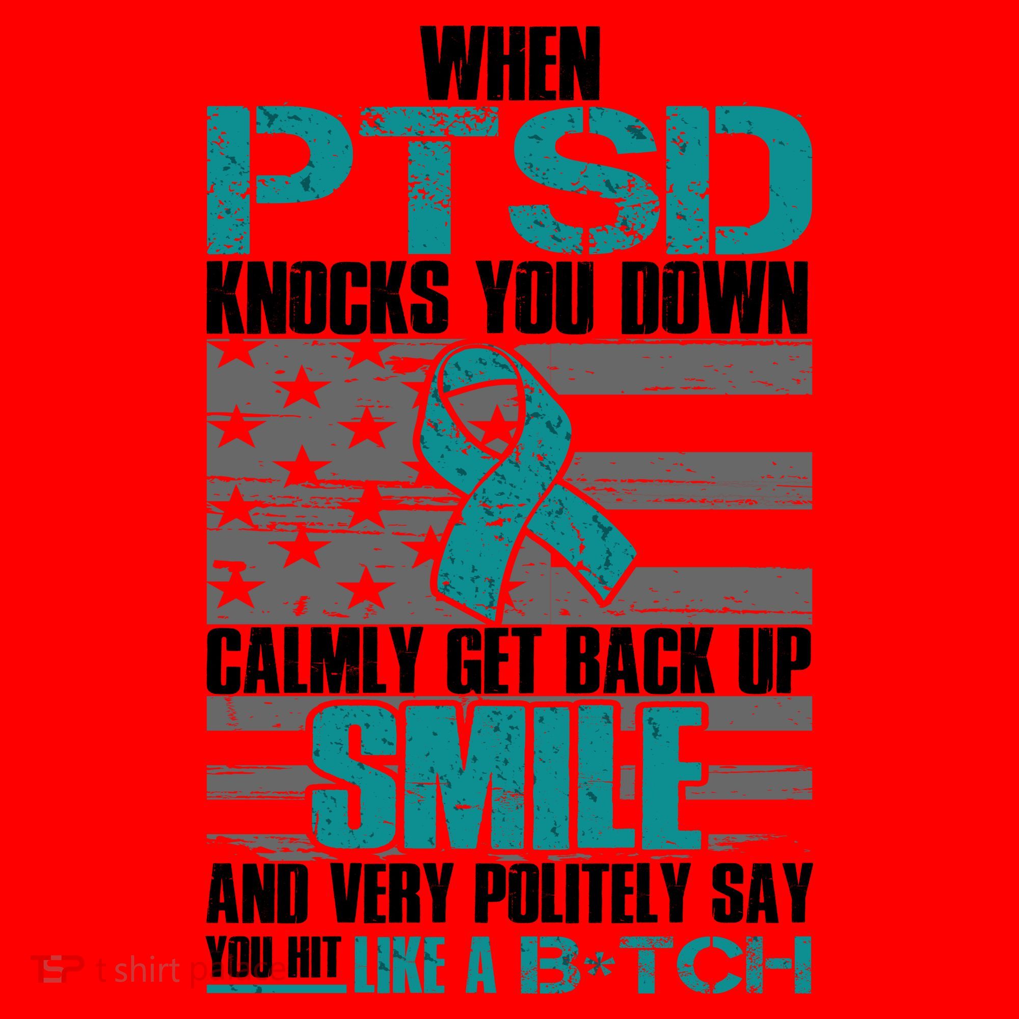 When PTSD Knock You Down Santa Hat