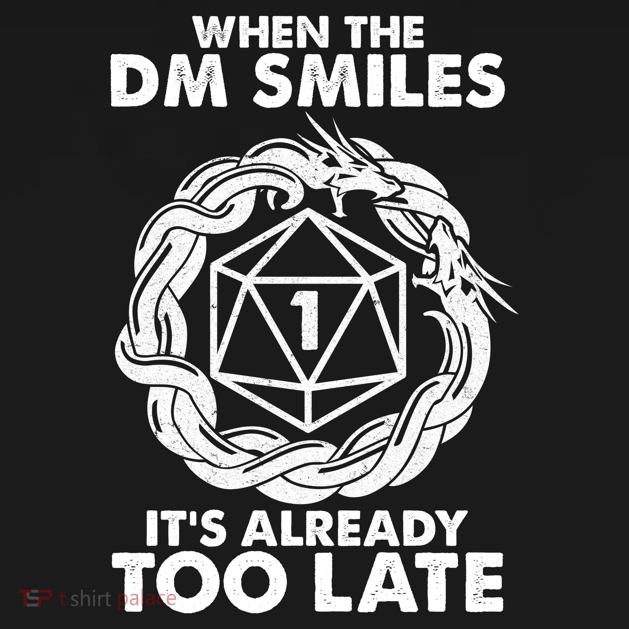 When The DM Smiles It's Already Too Late DND Bucket Hat