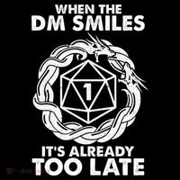 When The DM Smiles It's Already Too Late DND Women's Hoodie thumb 2
