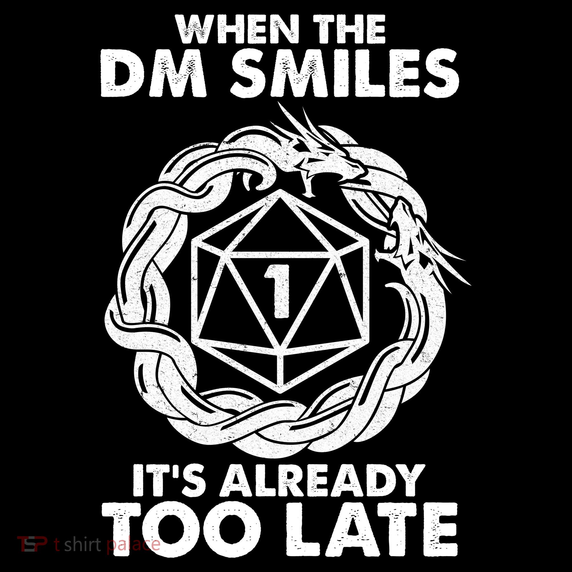 When The DM Smiles It's Already Too Late DND Women's Hoodie