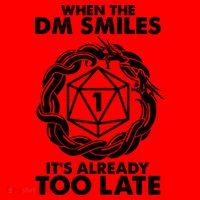 When The DM Smiles It's Already Too Late DND Santa Hat thumb 1