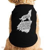 When The Snows Fall The Lone Wolf Dies, But the Pack Survives Doggie Tank thumb 0
