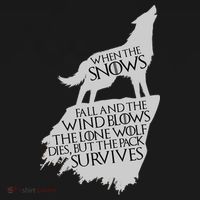 When The Snows Fall The Lone Wolf Dies, But the Pack Survives Sweatshirt thumb 3