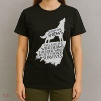 When The Snows Fall The Lone Wolf Dies, But the Pack Survives T-Shirt thumb 4