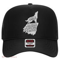 When The Snows Fall The Lone Wolf Dies, But the Pack Survives Hat thumb 0