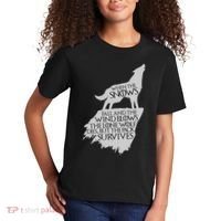 When The Snows Fall The Lone Wolf Dies, But the Pack Survives Kids T-Shirt thumb 2