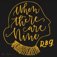 When There Are Nine RBG Quote Ruth Bader Ginsburg Tribute Women's Hoodie thumb 2