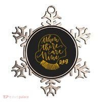 When There Are Nine RBG Quote Ruth Bader Ginsburg Tribute Ornament thumb 0