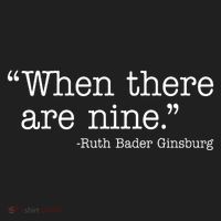 When There Are Nine Ruth Bader Ginsburg Quote Hat thumb 2