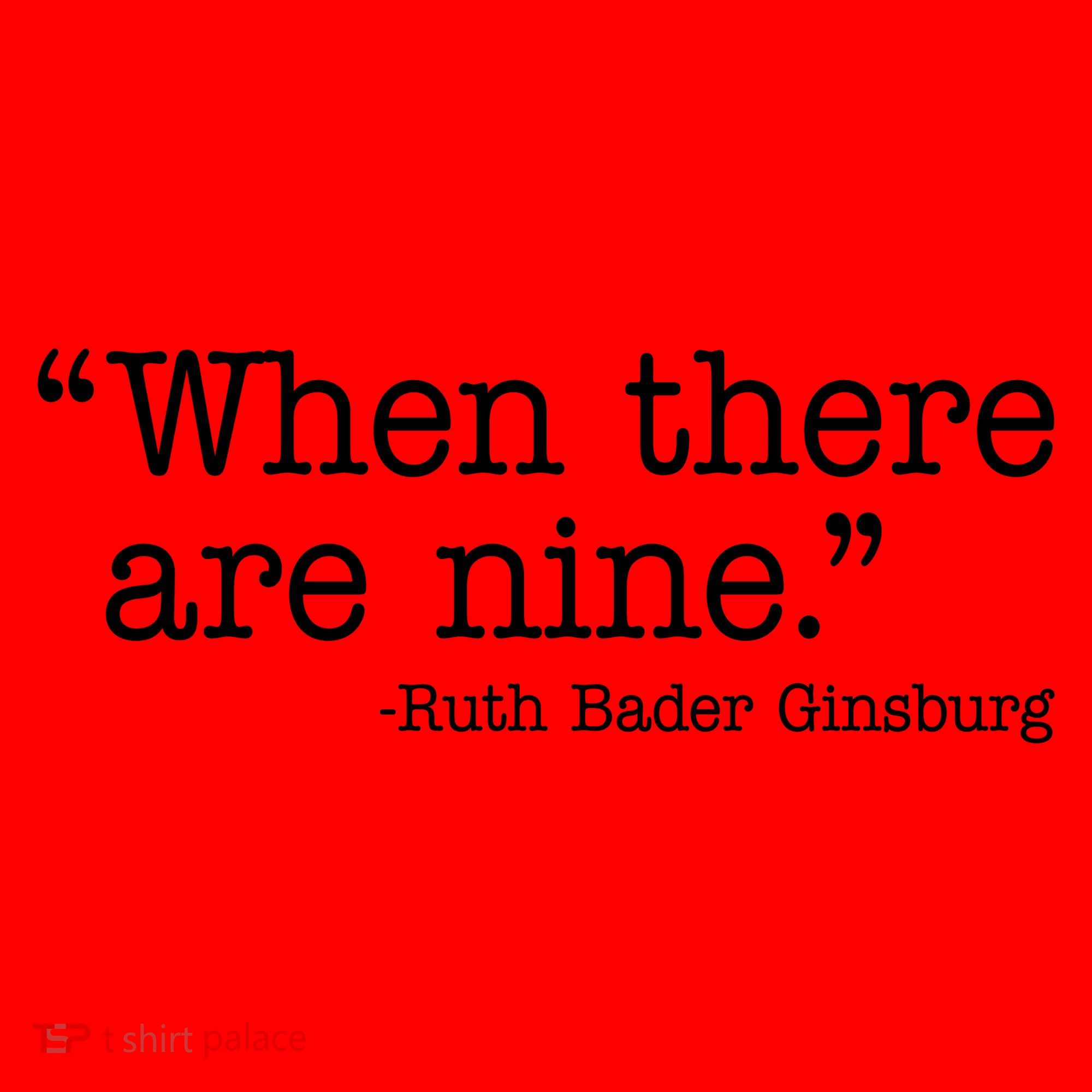 When There Are Nine Ruth Bader Ginsburg Quote Santa Hat