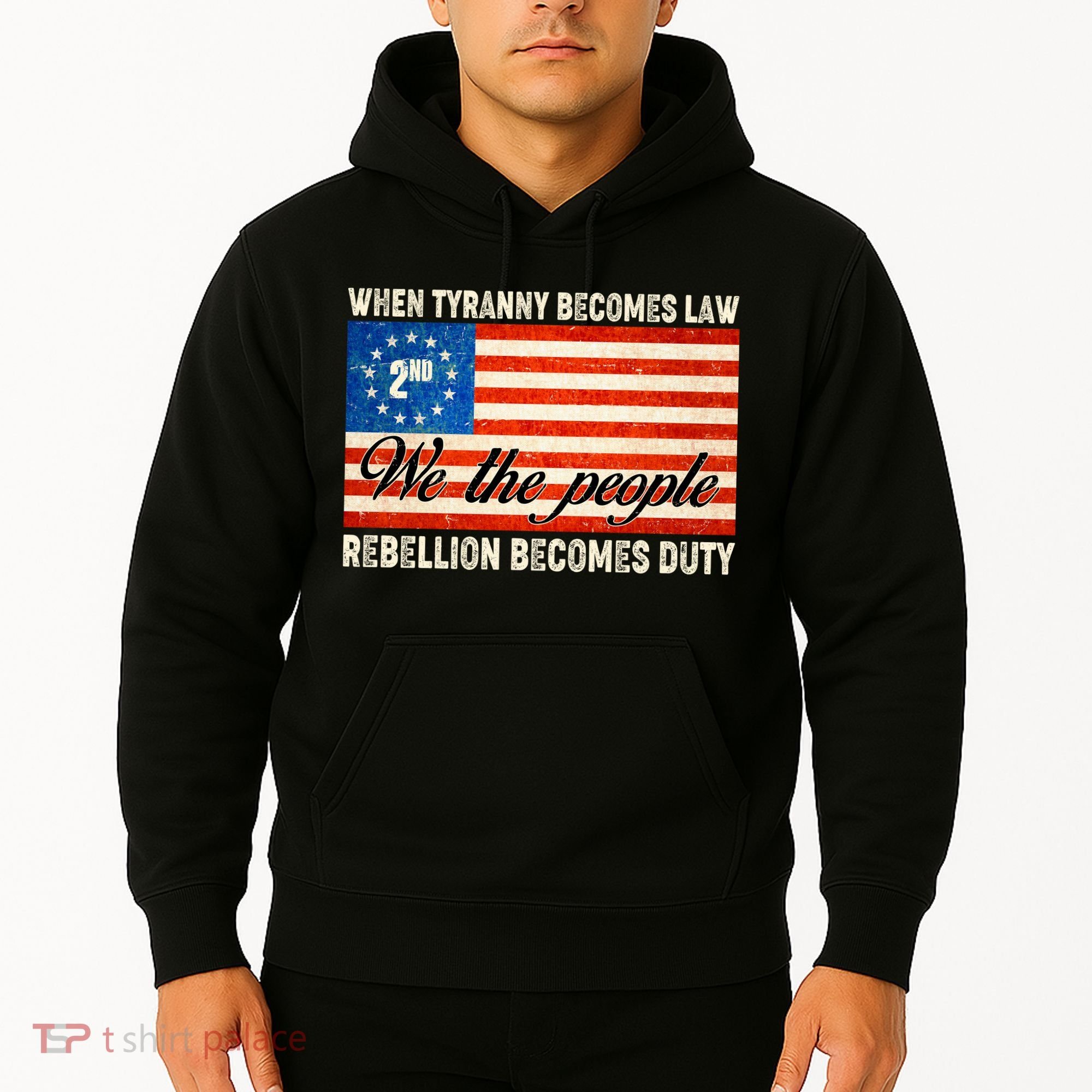 When Tyranny Becomes Law Rebellion Becomes Duty Hoodie