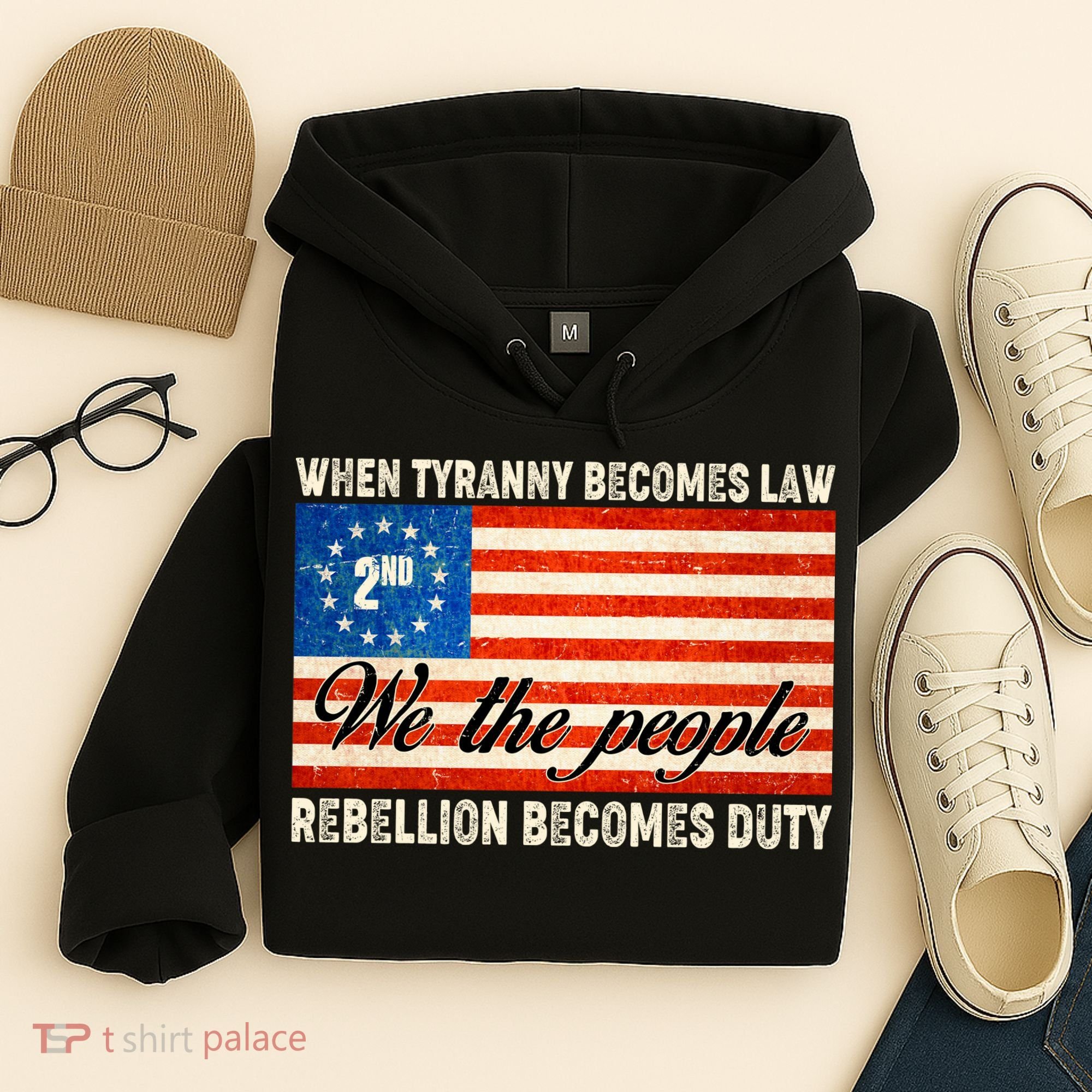 When Tyranny Becomes Law Rebellion Becomes Duty Hoodie