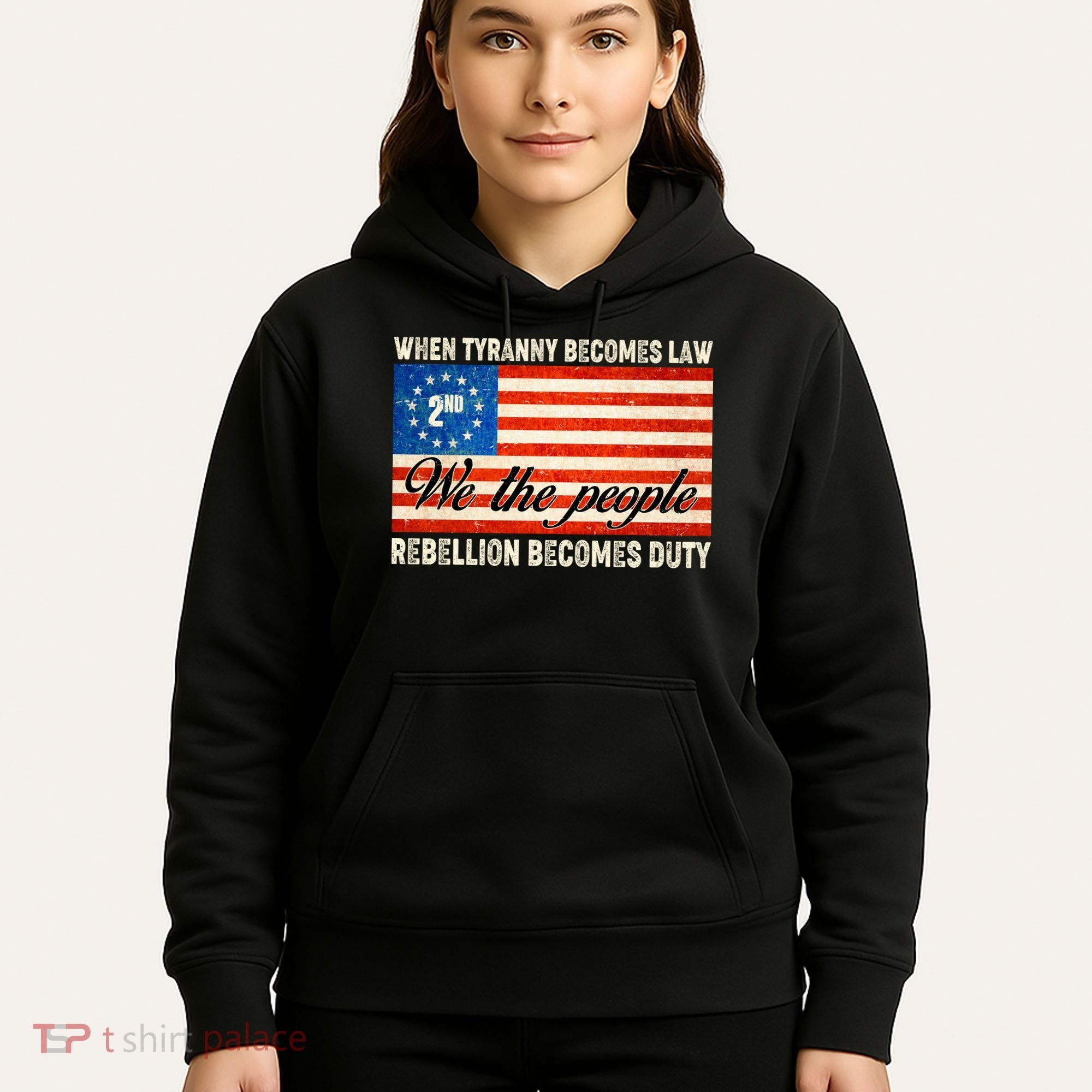 When Tyranny Becomes Law Rebellion Becomes Duty Hoodie