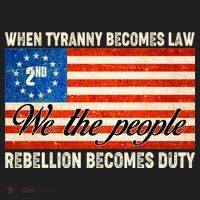 When Tyranny Becomes Law Rebellion Becomes Duty Zone Performance Long-Sleeve T-Shirt thumb 2
