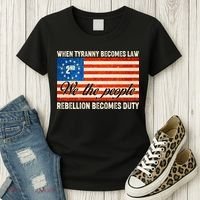 When Tyranny Becomes Law Rebellion Becomes Duty Women's T-Shirt thumb 3