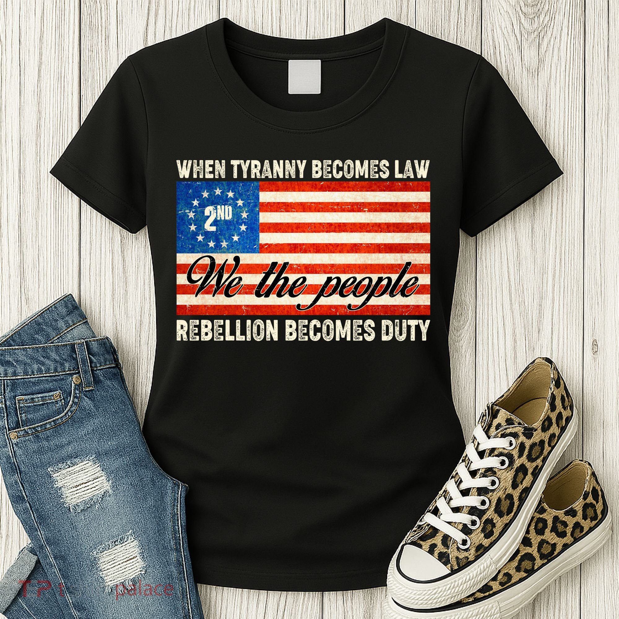 When Tyranny Becomes Law Rebellion Becomes Duty Women's T-Shirt