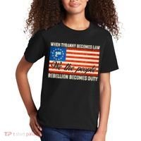When Tyranny Becomes Law Rebellion Becomes Duty Kids T-Shirt thumb 2