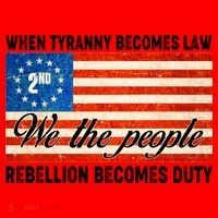 When Tyranny Becomes Law Rebellion Becomes Duty Santa Hat thumb 1