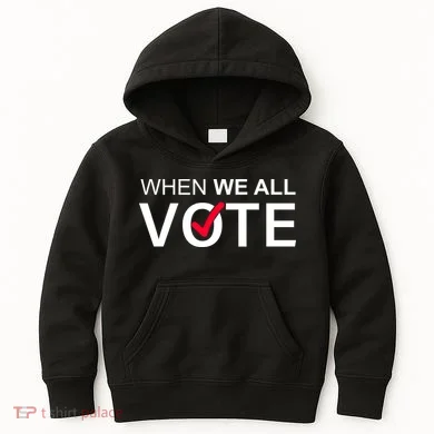 When We All Vote Midterms Kids Hoodie