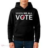 When We All Vote Midterms Kids Hoodie thumb 4