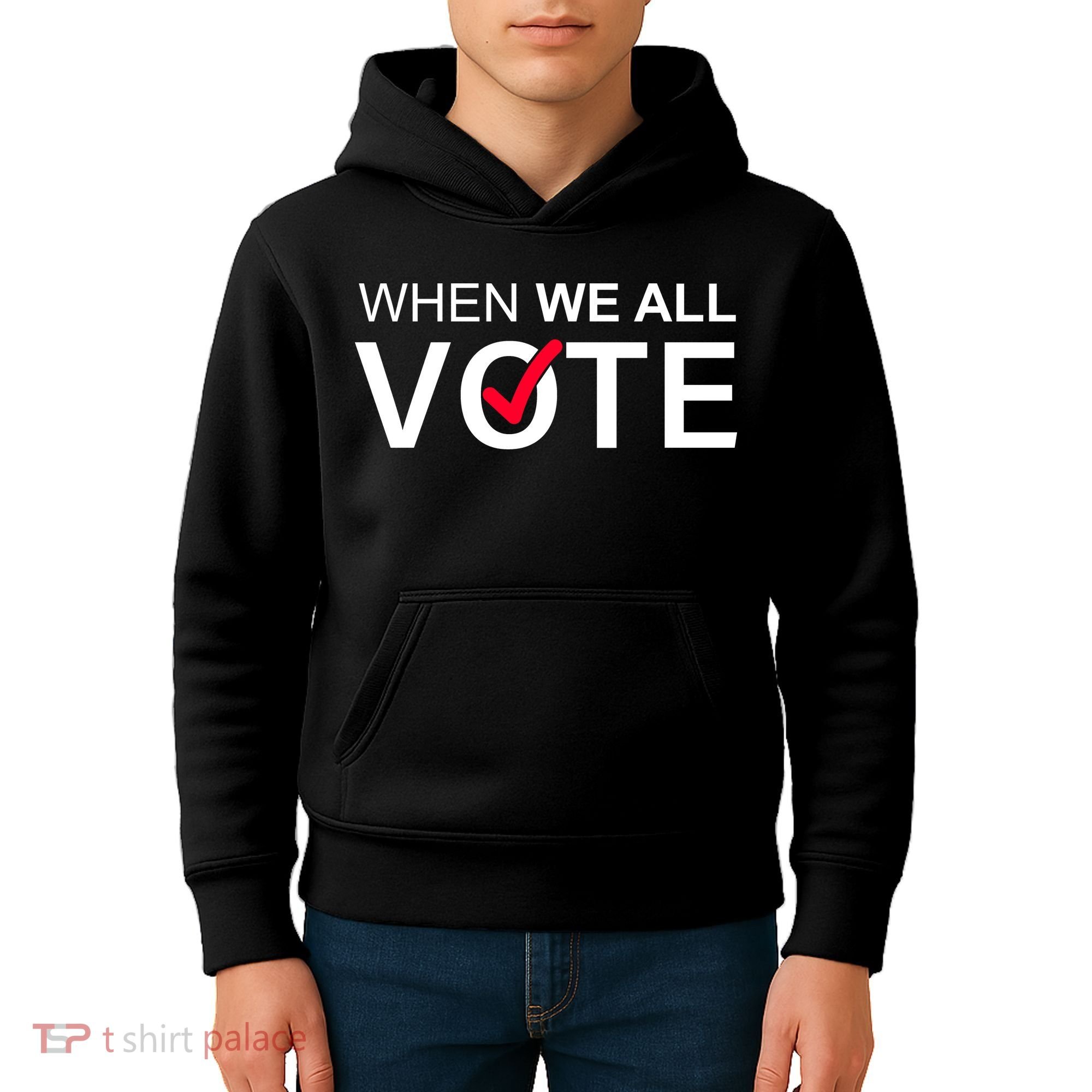 When We All Vote Midterms Kids Hoodie