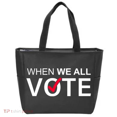 When We All Vote Midterms Tote Bag