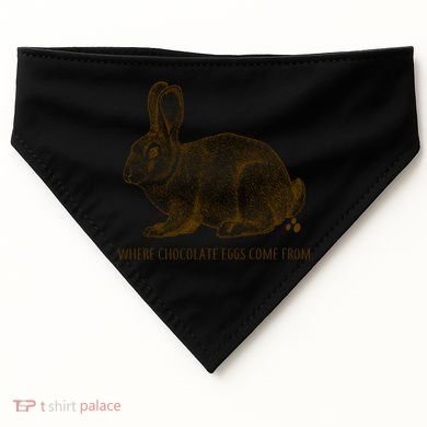 Where Chocolate Eggs Come From USA-Made Doggie Bandana