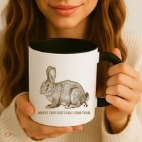 Where Chocolate Eggs Come From Coffee Mug thumb 3