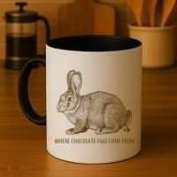 Where Chocolate Eggs Come From Coffee Mug thumb 4