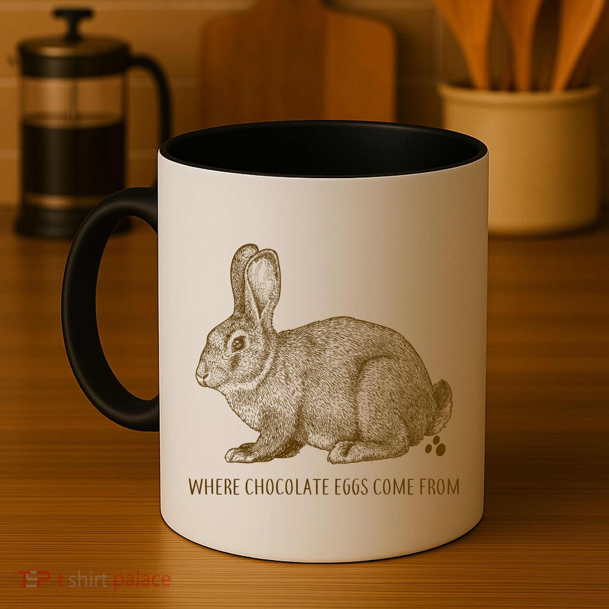 Where Chocolate Eggs Come From Coffee Mug