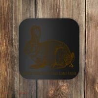 Where Chocolate Eggs Come From Coaster thumb 0