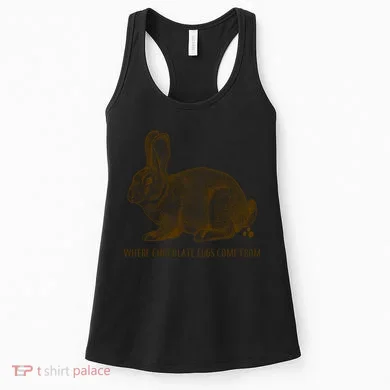 Where Chocolate Eggs Come From Women's Tank Top