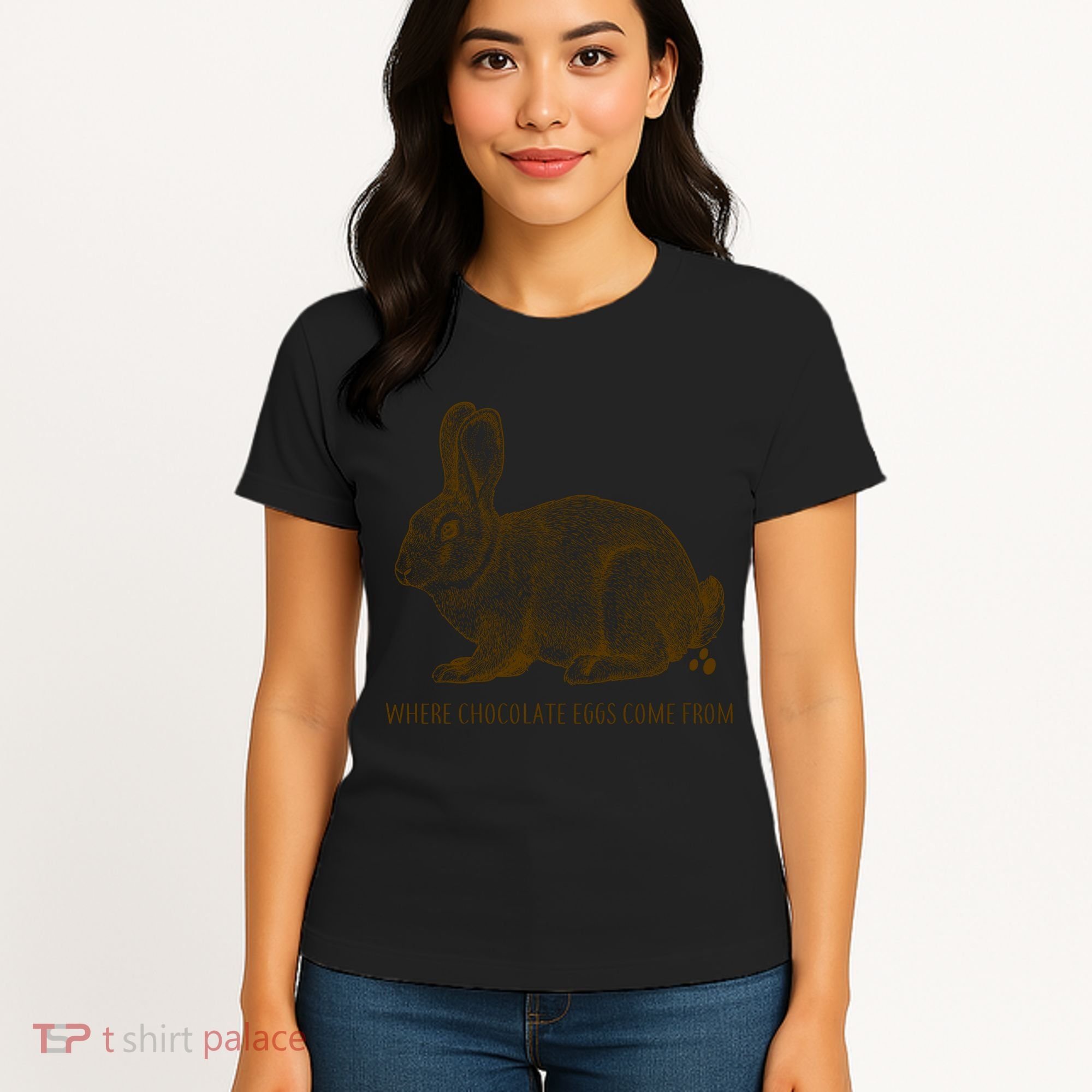 Where Chocolate Eggs Come From Women's T-Shirt