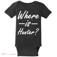 Where Is Hunter Baby Bodysuit thumb 0