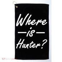 Where Is Hunter Golf Towel thumb 0