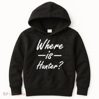 Where Is Hunter Kids Hoodie thumb 0