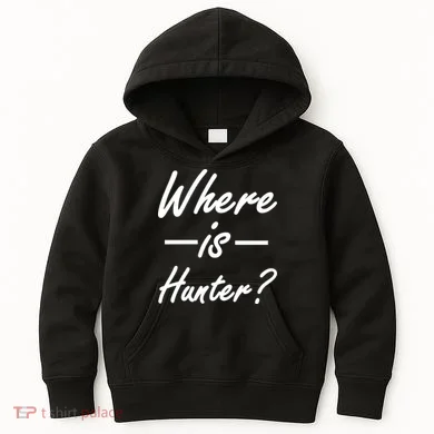 Where Is Hunter Kids Hoodie