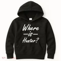 Where Is Hunter Kids Hoodie thumb 0