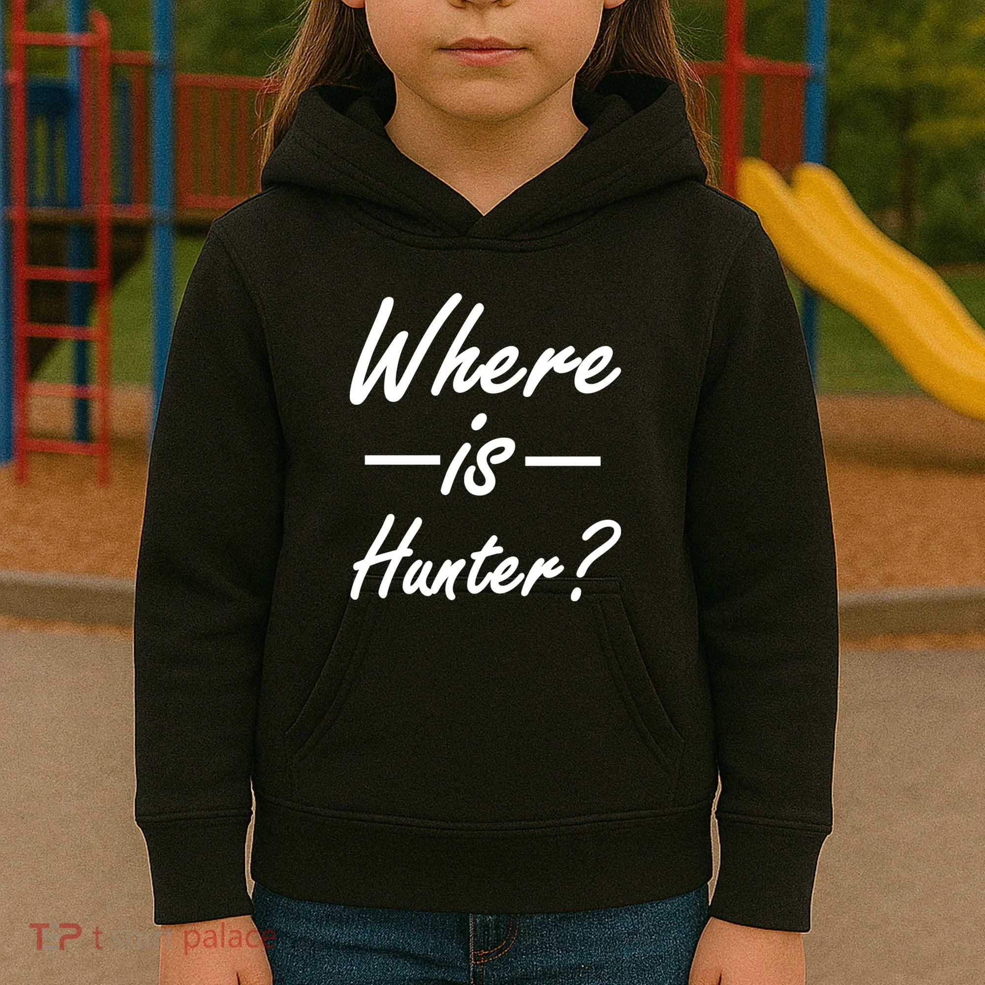Where Is Hunter Kids Hoodie